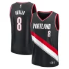 Lussuoso Eccezionale Deni Avdija Portland Trail Blazers Youth Fast Break Replica Player Jersey Icon Edition Black per gli appassionati