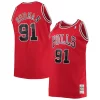 Ottimo Fascinante Meraviglioso Dennis Rodman Chicago Bulls 1997/98 Big & Tall Hardwood Classics Swingman Jersey Red per gli appassionati