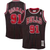 Ottimo Dennis Rodman Chicago Bulls Youth 1995/96 Hardwood Classics Swingman Jersey Black per gli appassionati