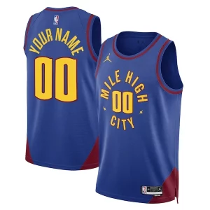Prestigioso Accattivante Duraturo Denver Nuggets Jordan Brand Unisex 2022/23 Swingman Custom Jersey Statement Edition Blue per gli appassionati