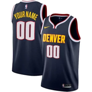 Trendy Fascinante Denver Nuggets Nike 2022/23 Swingman Custom Jersey Icon Edition Navy per gli appassionati