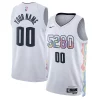 Ottimo Denver Nuggets Nike Unisex 2024/25 Custom Swingman Jersey City Edition White per gli appassionati