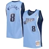 Incantevole Magnifico Deron Williams Utah Jazz 2001/02 Hardwood Classics Swingman Jersey Blue per gli appassionati