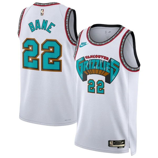 Classico Trendy Desmond Bane Memphis Grizzlies Nike Unisex 2024/25 Swingman Jersey White Classic Edition per gli appassionati