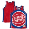 Trendy Detroit Pistons Hardwood Classics Blown Out Fashion Jersey Red per gli appassionati