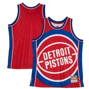 Trendy Detroit Pistons Hardwood Classics Blown Out Fashion Jersey Red per gli appassionati