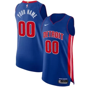 Carino Detroit Pistons Nike Authentic Custom Jersey Blue Icon Edition per gli appassionati