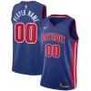 Meraviglioso Detroit Pistons Nike Swingman Custom Jersey Blue Icon Edition per gli appassionati