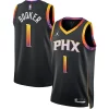 Classico Stupendo Devin Booker Phoenix Suns Jordan Brand Unisex Swingman Jersey Statement Edition Black per gli appassionati