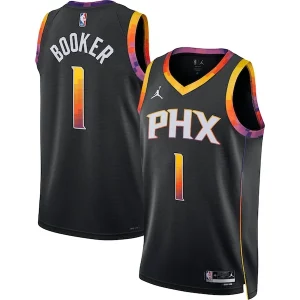 Classico Stupendo Devin Booker Phoenix Suns Jordan Brand Unisex Swingman Jersey Statement Edition Black per gli appassionati