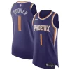 Comodo Fascinante Accattivante Devin Booker Phoenix Suns Nike Authentic Jersey Association Edition Purple per gli appassionati