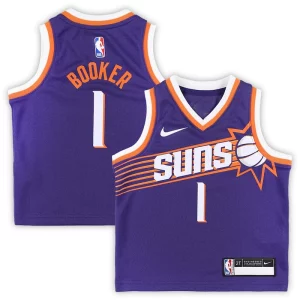 Raffinato Duraturo Devin Booker Phoenix Suns Nike Toddler Swingman Player Jersey Icon Edition Purple per gli appassionati