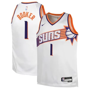 Cool Devin Booker Phoenix Suns Nike Youth Swingman Jersey Association Edition White per gli appassionati