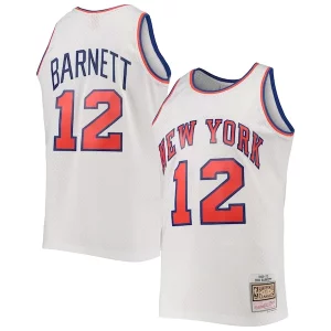 Resistente Raffinato Dick Barnett New York Knicks 1969/70 Hardwood Classics Swingman Jersey White per gli appassionati