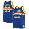 Versatile Dikembe Mutombo Denver Nuggets 1991/92 Big & Tall Hardwood Classics Swingman Jersey Royal per gli appassionati