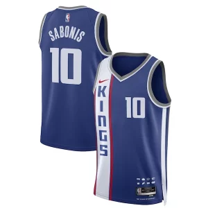 Delizioso Accattivante Domantas Sabonis Sacramento Kings Nike Unisex 2023/24 Swingman Jersey Blue City Edition per gli appassionati