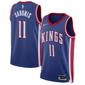 Robusto Domantas Sabonis Sacramento Kings Nike Unisex 2024/25 Swingman Player Jersey City Edition Blue per gli appassionati