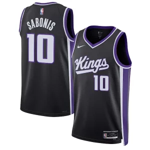 Duraturo Splendido Domantas Sabonis Sacramento Kings Nike Unisex Swingman Jersey Icon Edition Black per gli appassionati