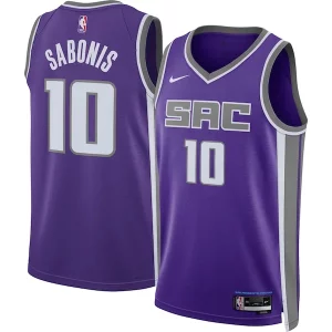 Splendido Comodo Raffinato Domantas Sabonis Sacramento Kings Nike Unisex Swingman Jersey Icon Edition Purple per gli appassionati