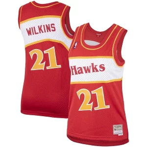 Delizioso Cool Dominique Wilkins Atlanta Hawks Women's Hardwood Classics Swingman Jersey Red per gli appassionati