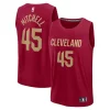 Gorgeous Stupendo Accattivante Donovan Mitchell Cleveland Cavaliers Youth Fast Break Replica Player Jersey Icon Edition Wine per gli appassionati