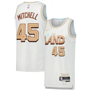 Fantastico Sofisticato Moderno Donovan Mitchell Cleveland Cavaliers Nike Swingman Player Jersey City Edition White per gli appassionati