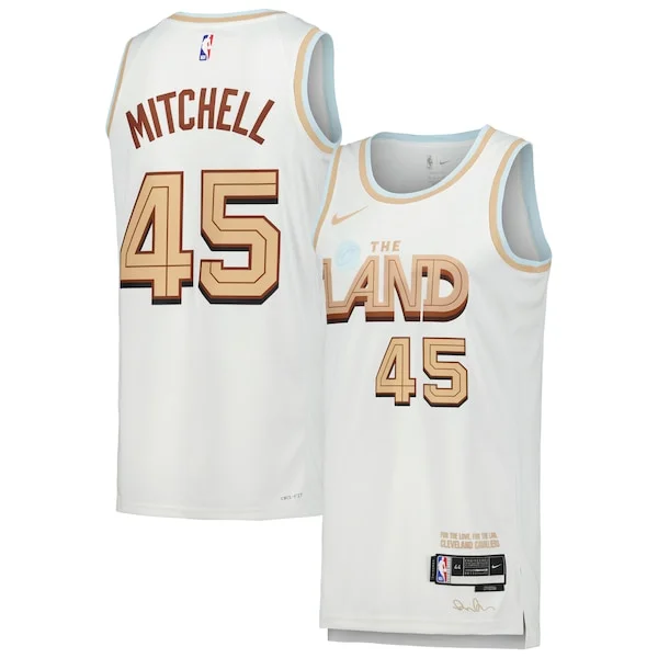Fantastico Sofisticato Moderno Donovan Mitchell Cleveland Cavaliers Nike Swingman Player Jersey City Edition White per gli appassionati