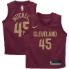 Carino Prestigioso Donovan Mitchell Cleveland Cavaliers Nike Toddler Swingman Player Jersey Icon Edition Wine per gli appassionati