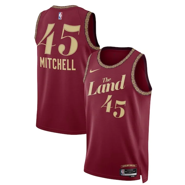 Eccezionale Donovan Mitchell Cleveland Cavaliers Nike Unisex 2023/24 Swingman Jersey Wine City Edition per gli appassionati