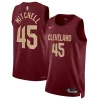 Comodo Pratico Fantastico Donovan Mitchell Cleveland Cavaliers Nike Unisex Swingman Jersey Icon Edition Wine/White per gli appassionati