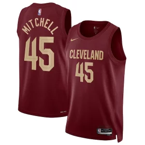 Comodo Pratico Fantastico Donovan Mitchell Cleveland Cavaliers Nike Unisex Swingman Jersey Icon Edition Wine/White per gli appassionati