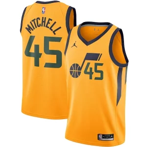 Gorgeous Donovan Mitchell Utah Jazz Jordan Brand 2020/21 Swingman Jersey Statement Edition Gold per gli appassionati