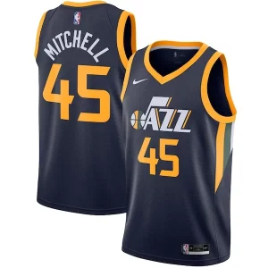 Stupendo Bellissimo Donovan Mitchell Utah Jazz Nike 2020/21 Swingman Jersey Navy Icon Edition per gli appassionati
