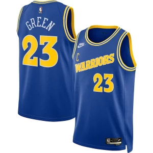 Trendy Draymond Green Golden State Warriors Nike Swingman Jersey Classic Edition Blue per gli appassionati