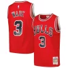 Pratico Splendido Trendy Dwyane Wade Chicago Bulls 2016/17 Hardwood Classics Swingman Jersey Red per gli appassionati