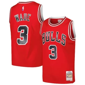 Pratico Splendido Trendy Dwyane Wade Chicago Bulls 2016/17 Hardwood Classics Swingman Jersey Red per gli appassionati