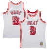 Stupendo Dwyane Wade Miami Heat 2007/08 Hardwood Classics Swingman Jersey White per gli appassionati