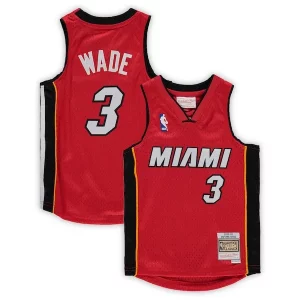 Trendy Pratico Classico Dwyane Wade Miami Heat Preschool 2005 06 Hardwood Classics Player Jersey Red per gli appassionati