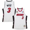 Fascinante Delizioso Lussuoso Dwyane Wade Miami Heat Unisex Hall of Fame Class of 2023 Throwback Swingman Jersey White per gli appassionati