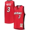 Comodo Dwyane Wade Miami Heat Youth 2005/06 Hardwood Classics Swingman Jersey Red per gli appassionati