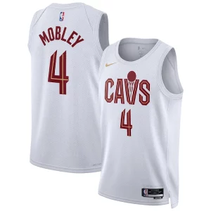 Moderno Evan Mobley Cleveland Cavaliers Nike Unisex Swingman Jersey Association Edition White per gli appassionati