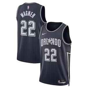 Classico Trendy Franz Wagner Orlando Magic Nike Unisex 2023/24 Swingman Jersey Navy City Edition per gli appassionati