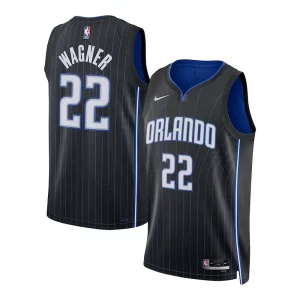 Stupendo Carino Elegante Franz Wagner Orlando Magic Nike Unisex Swingman Jersey Association Edition Black per gli appassionati