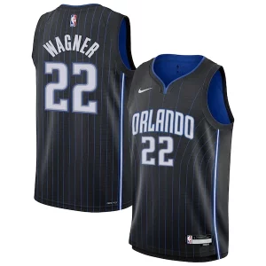 Eccezionale Franz Wagner Orlando Magic Nike Youth Swingman Jersey Icon Edition Black per gli appassionati