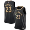 Resistente Fred VanVleet Toronto Raptors Nike Unisex 2022/23 Swingman Jersey City Edition Black per gli appassionati