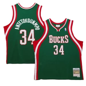 Fantastico Gorgeous Classico Giannis Antetokounmpo Milwaukee Bucks 2013/14 Hardwood Classics Swingman Jersey Hunter Green per gli appassionati