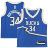 Magnifico Giannis Antetokounmpo Milwaukee Bucks Nike Toddler 2024/25 Swingman Player Jersey City Edition Royal per gli appassionati