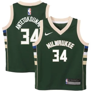 Eccezionale Raffinato Carino Giannis Antetokounmpo Milwaukee Bucks Nike Toddler Swingman Player Jersey Icon Edition Green per gli appassionati