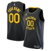 Eccezionale Versatile Accattivante Golden State Warriors Jordan Brand Unisex 2024/25 Custom Swingman Jersey Statement Edition Black per gli appassionati