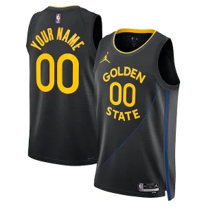 Eccezionale Versatile Accattivante Golden State Warriors Jordan Brand Unisex 2024/25 Custom Swingman Jersey Statement Edition Black per gli appassionati